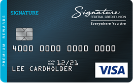 Visa Signature card image