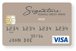 Signature Federal Credit Union - Visa Gold
