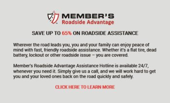 Member's Roadside Advantage - Save up to 65%25 on Roadside Assistance