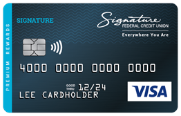 Visa Signature card image