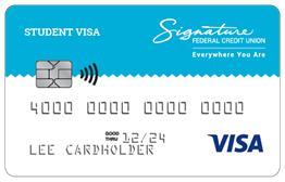 Student Visa credit card image
