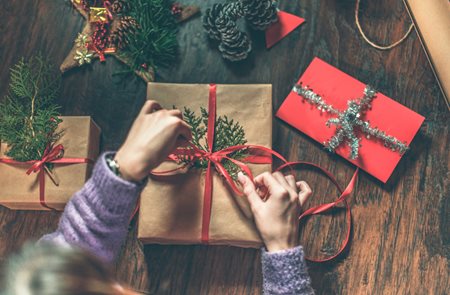 Wrapping a present