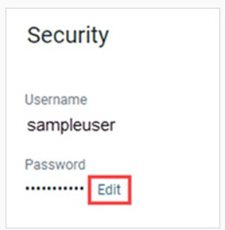 Change your Password Screenshot